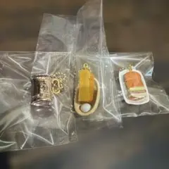 コメダ珈琲店 ボールチェーン付きマスコット　３点セット