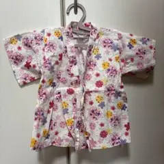 80花柄甚平　　70うさぎロンパース