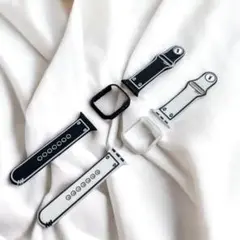 45mm Applewatchベルト カバーベルト2点セット