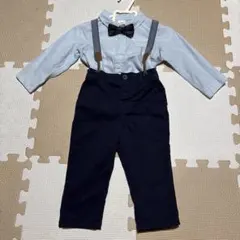 H&M キッズ フォーマルセットアップ サスペンダー付き