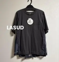 ヤマダヤ　LASUD バックチュールフラワープリントトップスのサムネイル