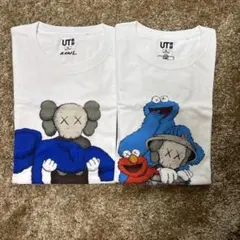 2枚セットUNIQLO KAWS セサミストリート Tシャツ XL