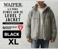 WAIPER米軍ECWCS GEN III LEVEL7プリマロフトジャケット黒