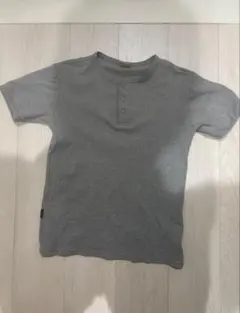 AVIREX アヴィレックス ヘンリーネック サーマル Tシャツ グレー