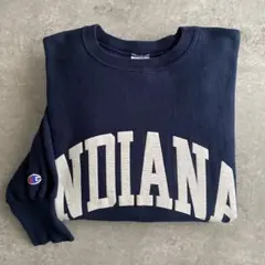 激レア90sチャンピオンINDIANAリバースウィーブUSA製ネイビー紺XL