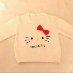 【美品】ハローキティ トレーナー 裏起毛　90　 サンリオ キティちゃん