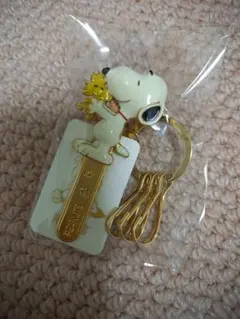 PEANUTS バッグキークリップ スヌーピーとウッドストック