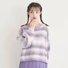 ラブトキシック(Lovetoxic)グラデーションニットプルオーバー