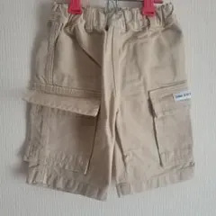 コムサ 未使用品 ベージュ 90cm ハーフパンツ