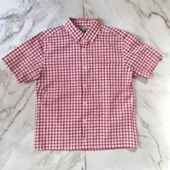 15ss old UNIQLO cboy チェック シャツ シアサッカー box