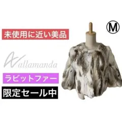 ALLamanda ラビットファー ジャケット 女性 M アウター 毛皮 美品のサムネイル