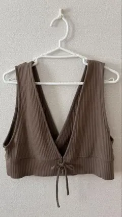 GU ジーユー　2WAYレースアップビスチェ