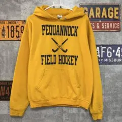 JERZEES ジャージーズ カレッジプリントパーカー 古着　M