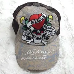 Ed Hardy スカル メッシュキャップ 平成 y2k grange - メルカリ