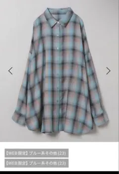 ジーナシスアソートチェックシャツLS