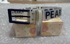本日迄PEARLYGATESロゴプリントベルトフリーサイズ美品おまけ付