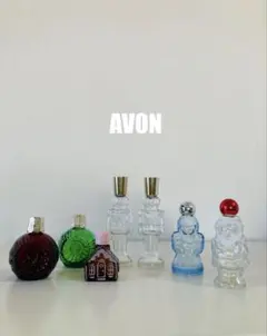 vintage AVON ガラス製コロンボトル　7個セット　香水瓶