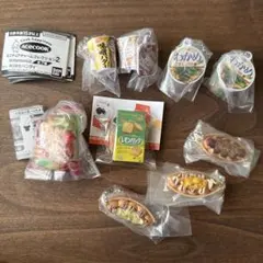 ガチャガチャ 食品系 9個 まとめ売り エースコック 銀だこ ヤマザキ パスコ