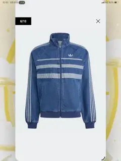 adidas デニムブルージャケット ストライプのサムネイル