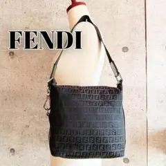 極美品】フェンディ ズッキーノ ズッカ柄 FF キャンバス ショルダー 3