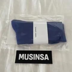 MUSINSA COBALT BLUE ソックス　韓国