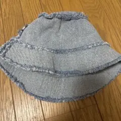 H&M デニム フリンジ バケットハット M/L
