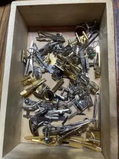 ネクタイピンセット ゴールド シルバー