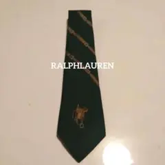 Ralph Lauren ダークグリーン ネクタイ