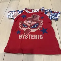 HYSTERIC miniアメリカ国旗柄 Tシャツ 80