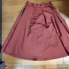 ZARA BASIC フレアスカート テラコッタ Sのサムネイル