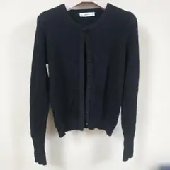 ZARA KNIT ブラック ニットカーディガン