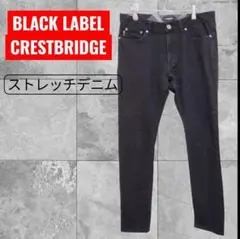 BLACK LABEL CRESTBRIDGE　ブラックレーベル　黒 デニム　Lのサムネイル