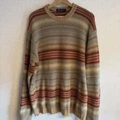 OLD GAP border knit マルチ ボーダー 90s han - メルカリ