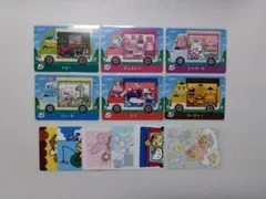 どうぶつの森 amiiboカード サンリオコラボ6枚＋シール６枚 コンプリート