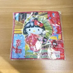 新品未開封✨ハローキティ 着物 タオル ハンカチ 京都 レア 平成 ご当地 限定