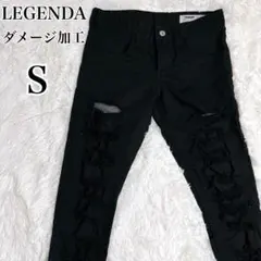 【希少】LEGENDA デトロイトデニムS ダメージ加工　Crazy CRUSH