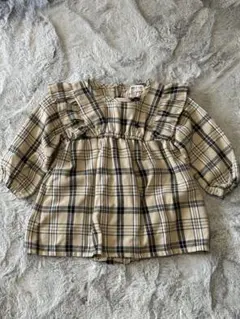 POLO Baby チェック柄 ワンピースロンパース 80cmのサムネイル