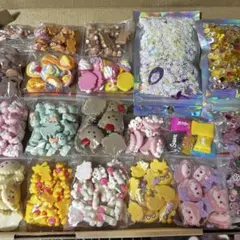 デコパーツ ストーン 封入パーツ まとめ売り セット 大量 ハンドメイド 資材
