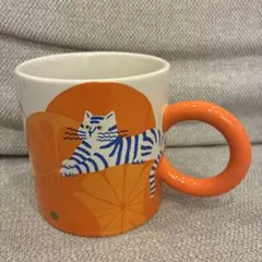未使用品Starbucks2023サマー猫 マグオレンジ296ml