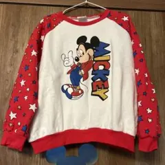 パシオス　Lics　ディズニー　ミッキー　トレーナー
