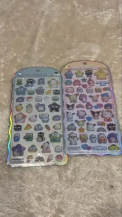 新品未開封　サンリオ　コットンパフィーシール 2種セット