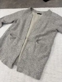 ZARA グレー カーディガン USA M