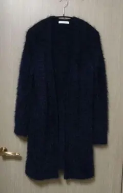 【美品】chocol raffine ネイビー カーディガン　秋冬