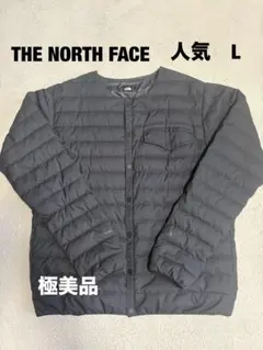 【極美品】ノースフェイス ウインドストッパー ゼファーシェルカーディガン 黒 L