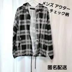 【美品】メンズ アウター チェック柄 L