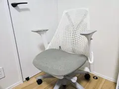 HermanMiller ハーマンミラー オフィスチェア Sayl Chair セイルチェア ホワイトフレーム アームレス 前傾なし デスクチェア おしゃれ 在宅ワーク 事務椅子 暮らしのデザイン