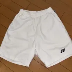 テニスショートパンツ ホワイト ss