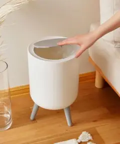 早い者勝ち！3coinsごみ袋が見えない脚付きダストボックス