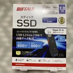 BUFFALO ポータブルSSD -SCT1.0U3-BA