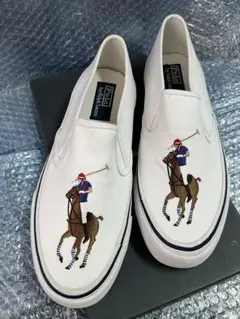 未使用 27cm Polo Ralph ラルフ スニーカー スリップオン